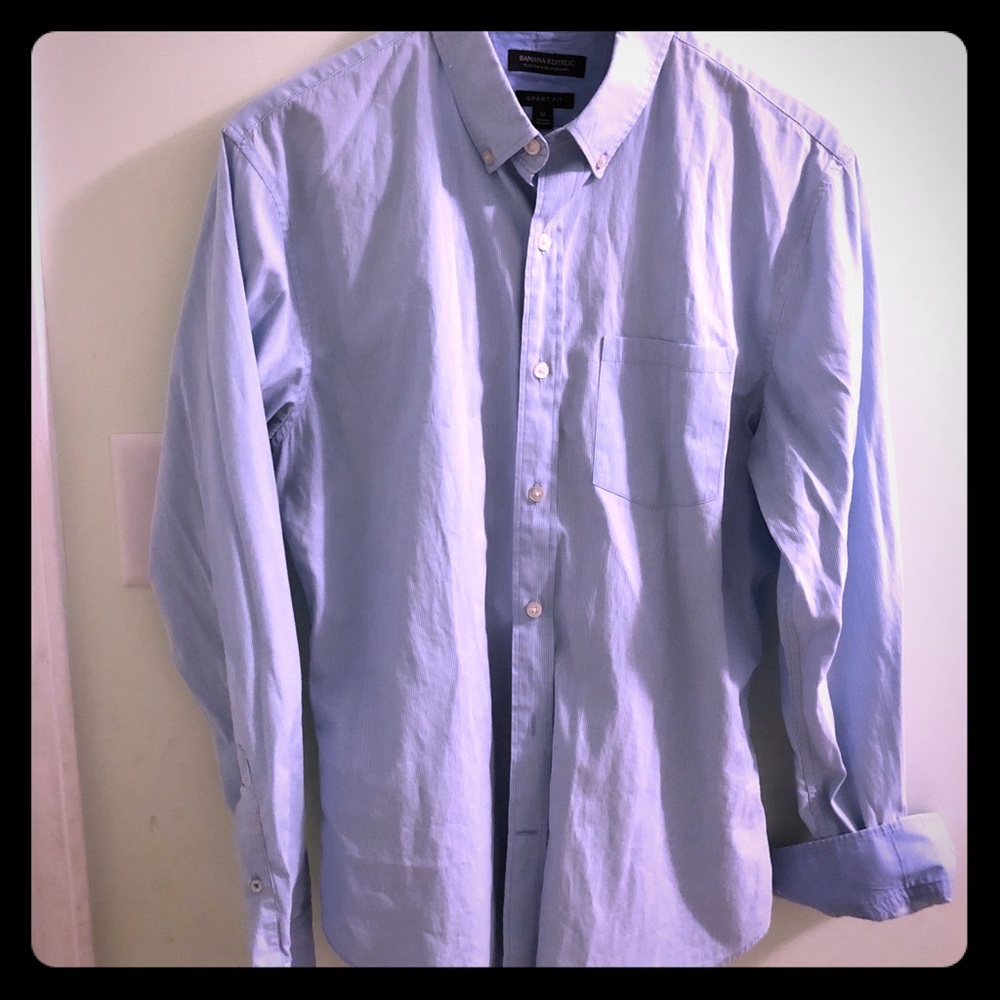 Grant fit no iron wash Banana Republic dress shrt
